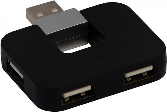 Spacer Hub 4 Θυρών USB 2.0 με σύνδεση USB-A