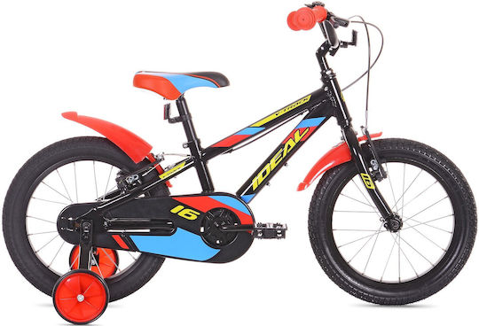 Ideal V-track 18" Kids Bicycle BMX with Aluminum Frame (2024) Black