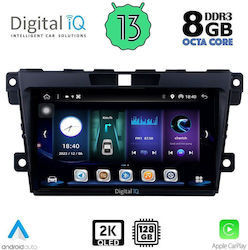 Digital IQ Car-Audiosystem für Mazda CX-7 2006-2012 (Bluetooth/USB/AUX/WiFi/GPS/Apple-Carplay/Android-Auto) mit Touchscreen 9"
