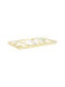 Easy-Life Serving Platter Oval made of Porcelain Yellow 35x15cm