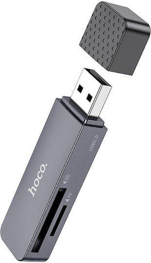 Hoco Card Reader Usb A 3.0 Hb45 Metal Gray