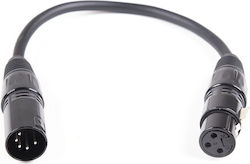 Master Audio XLR male - XLR female 1m 60105-005