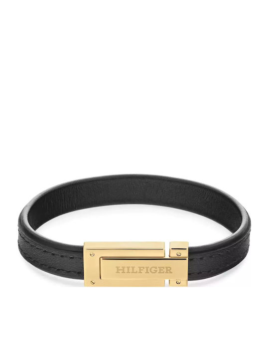Tommy Hilfiger Herren Leder Armband 19cm