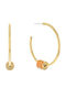 Tommy Hilfiger Earrings Hoops made of Steel Gold Plated