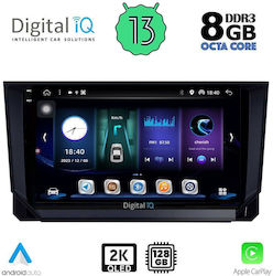 Digital IQ Car-Audiosystem für Mazda CX-9 2006-2015 (Bluetooth/USB/AUX/WiFi/GPS/Apple-Carplay/Android-Auto) mit Touchscreen 10"