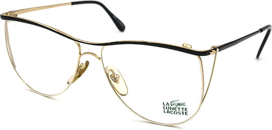 Lacoste Weiblich Metallisch Brillenrahmen Katzenauge Gold 837 L25