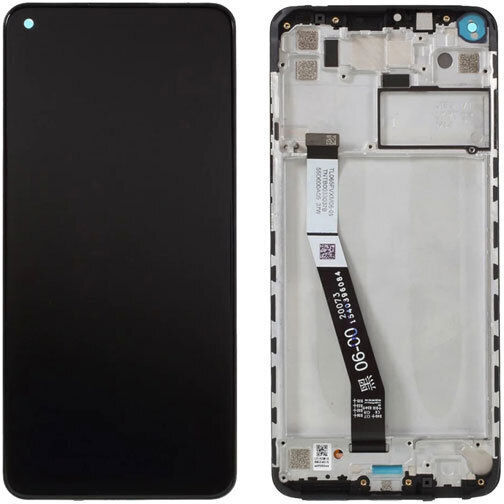 Οθόνη mit Touch-Mechanismus und Rahmen für Redmi Note 9 (Gray)
