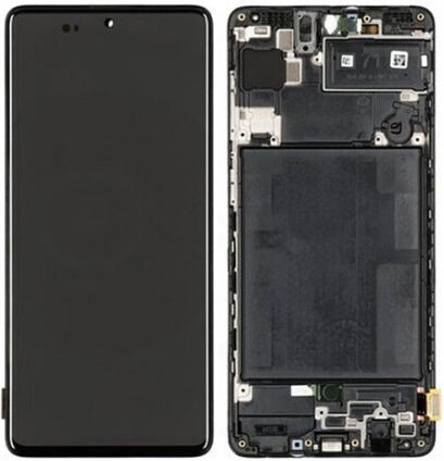 Ecran OLED cu Mecanism Tactil pentru Samsung Galaxy A71 (Negru)