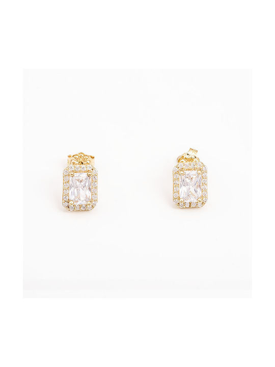 Kosmima Shop Earrings made of Gold 9K with Stones