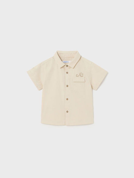 Mayoral Kids Shirt Beige