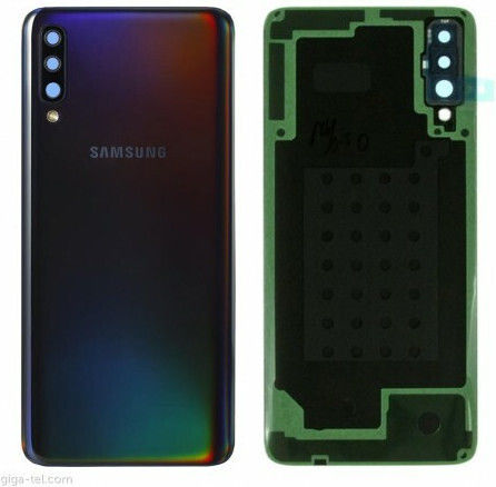 Καπάκι Μπαταρίας Batterycover+camera Lens Μαύρο για Samsung Galaxy A70