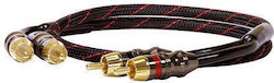 Dynavox Cinchkabel 2x RCA male - 2x RCA male 0.75m