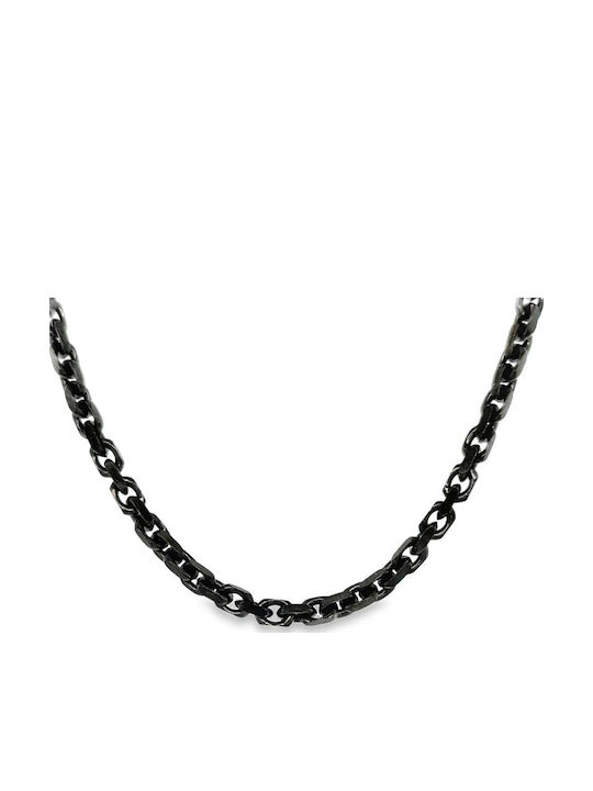 Drandakis Silver Chain Neck Thin Thickness 4mm