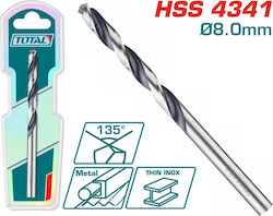 Total Диамантена Свредло HSS за Метал 8мм / 0.8мм