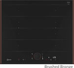 Neff Induction Cooktop Autonomous 61.4x52.7εκ. Brushed Bronze