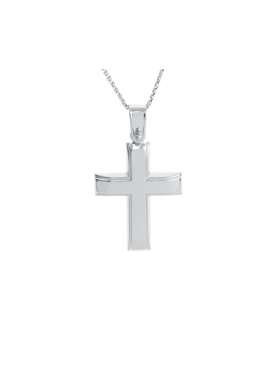 Ioannou24 Men's Gold Cross 14K with Chain