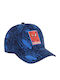 Superheroes Kids' Hat Jockey Fabric Blue
