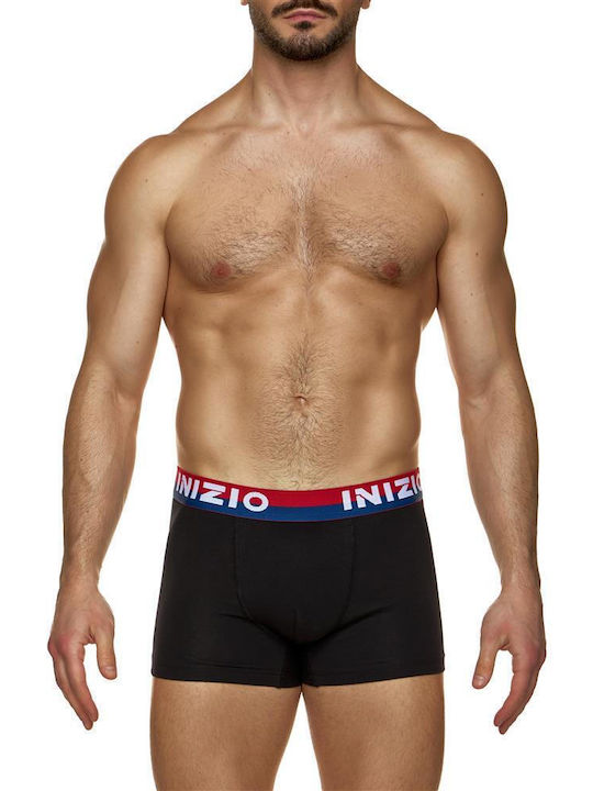 Inizio Men's Boxer Black