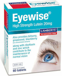 Lamberts Eyewise Hochdosiertes Lutein 20mg 60 Tabletten Lamberts Eyewise Hochdosiertes Lutein 20mg 60 Tabletten