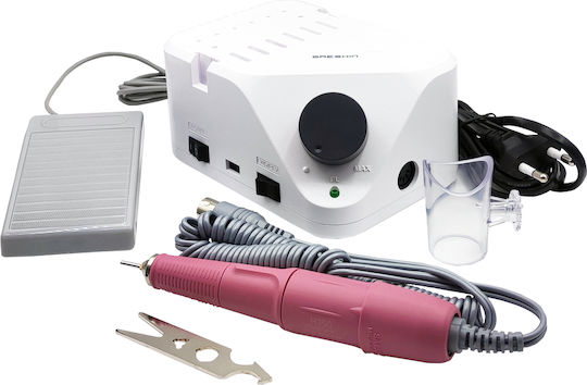 Saeshin B350 Τροχός Νυχιών Ρεύματος 65W Ροζ 40000 Στροφών με Πεντάλ