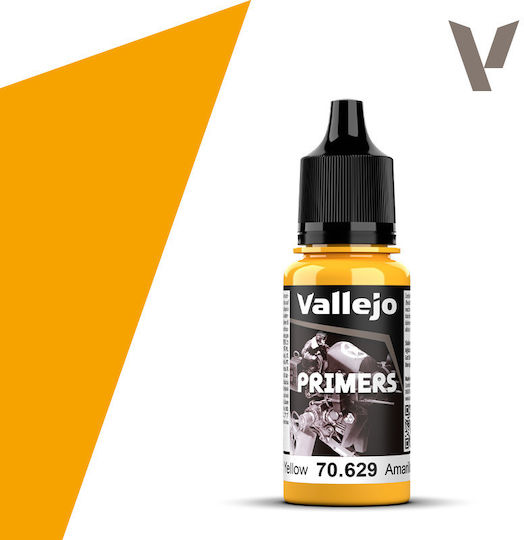 Acrylicos Vallejo Χρώμα Μοντελισμού σε Κίτρινο χρώμα 18ml
