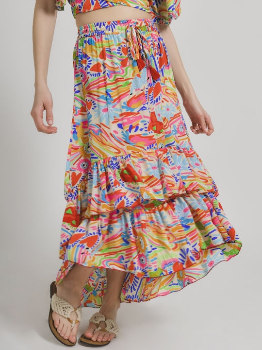 Ble Resort Collection Maxi Rock in Mehrfarbig Farbe