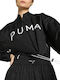 Puma Women's Short Lifestyle Jacket Windproof for Spring or Autumn Black