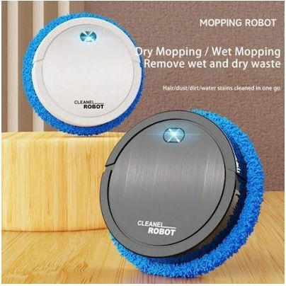Cleane Robot Aspirator Robot cu Navigare cu Senzori Negru