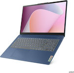 Lenovo IdeaPad Slim 3 15ABR8 15.6" IPS FHD (Ryzen 5-7530U/16GB/512GB SSD/W11 S) Abis albastru