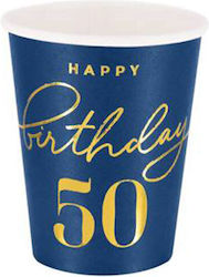 Happy Birthday Ποτήρι για Party 6τμχ