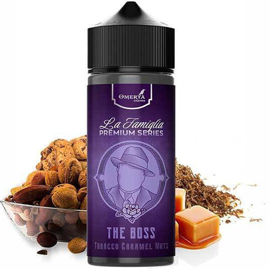 La Famiglia Premium The Boss 30ml/120ml (καπνός, Καραμέλα & Ξηροί Καρποί) (flavour Shots)