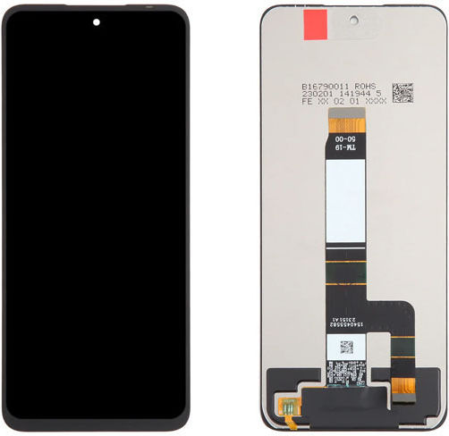 Screen with Touch Mechanism for Xiaomi Redmi 12 4G, Redmi 12 5G (Black)