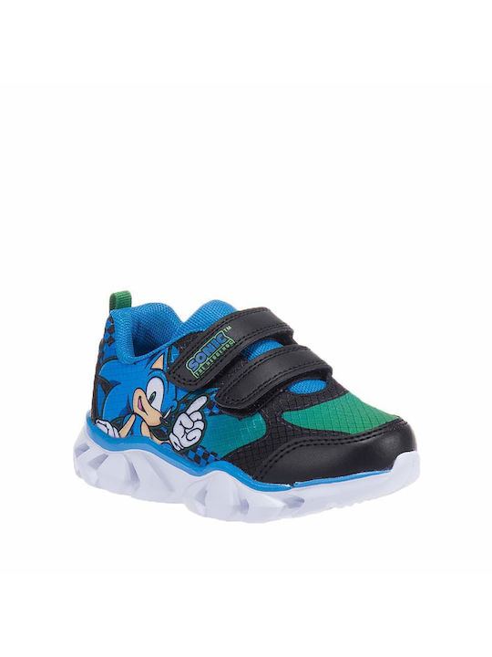 Disney Kinder-Sneaker mit Klettverschluss & Lichtern Blau