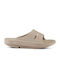 Oofos Men's Slides Beige