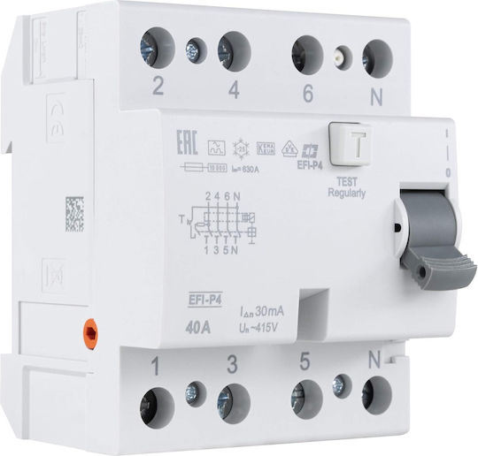 REV Phase Relays Leckage der Erde 40A Quadruple Pole with Voltage 400V