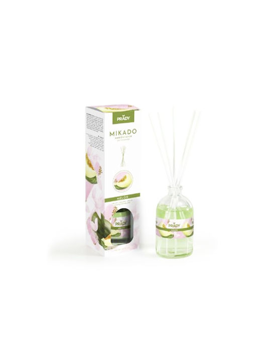 Prady Micado Parfum de cameră parfumat cu bețișoare 100ml Melon 010282