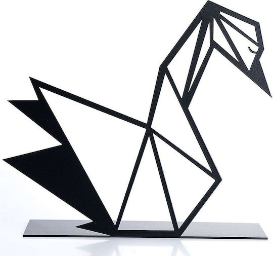 Aberto Design Dekorativer Schwan aus Metall 22x20cm 1Stück