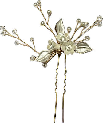 Bridal Hairpin - Gold Branch