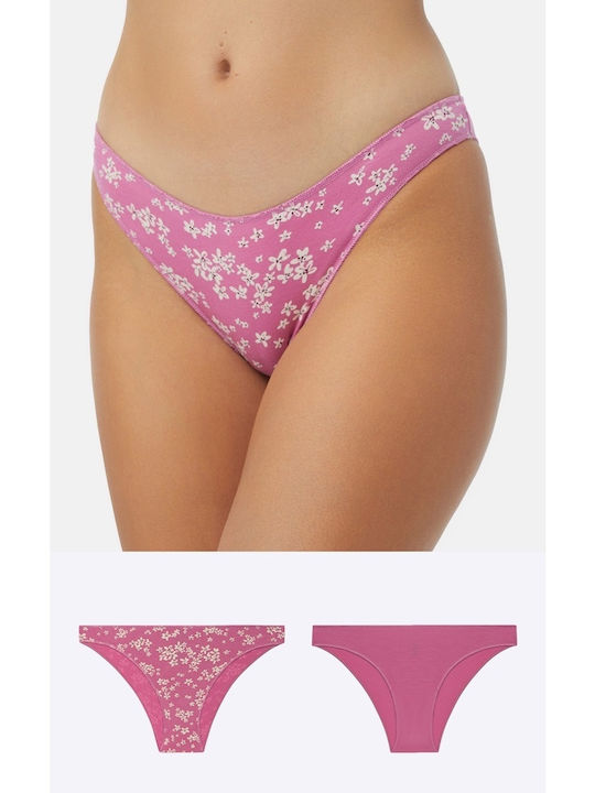 Minerva Fimelle Rio Women's Slip 2Pack Cyclamen