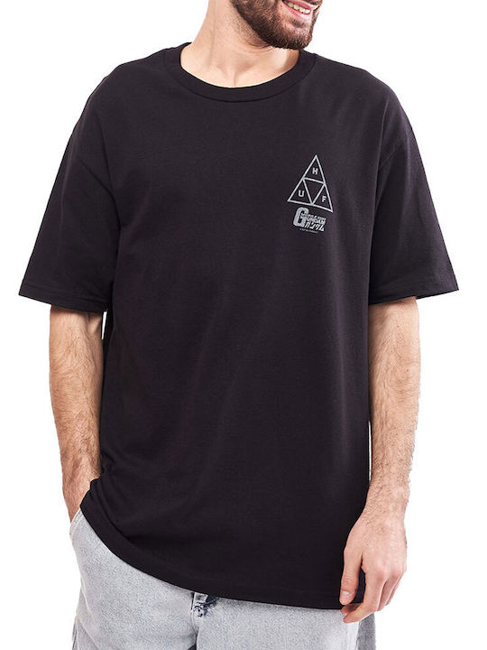 HUF Men's Short Sleeve T-shirt Black