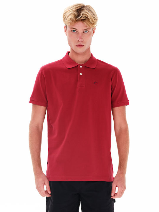 Emerson Men's Short Sleeve Blouse Polo RED