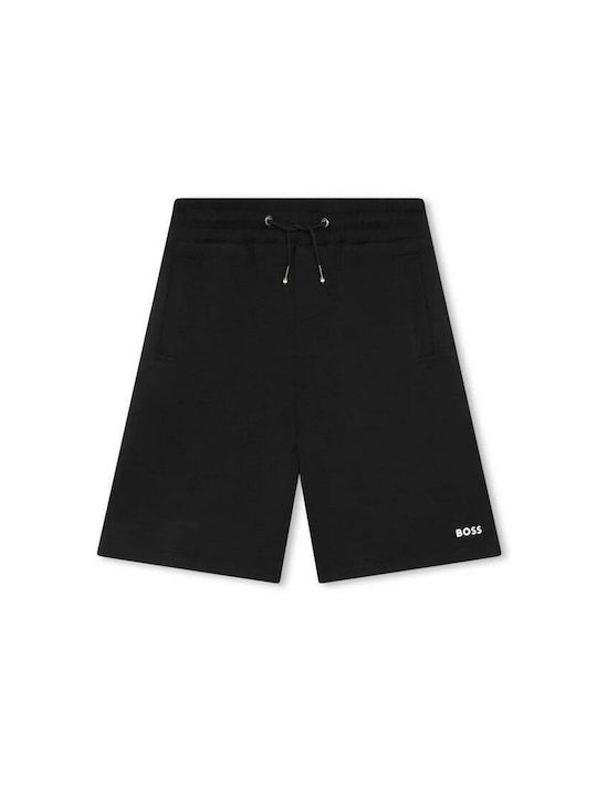 Hugo Boss Kinder Shorts/Bermudas Stoff Schwarz