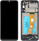 Screen with Touch Mechanism and Frame for Samsung Galaxy A04e A042 (Black)