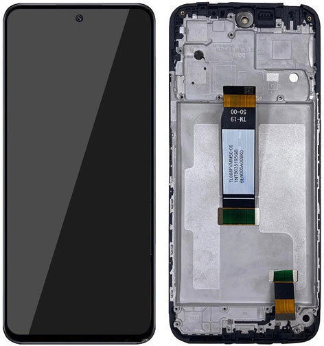 Screen with Touch Mechanism and Frame for Xiaomi Redmi 12 4G / 5G (Black)