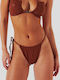 Bikini Brazil με Κορδονάκια Copper