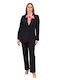 Passager Women's Waisted Blazer Blue