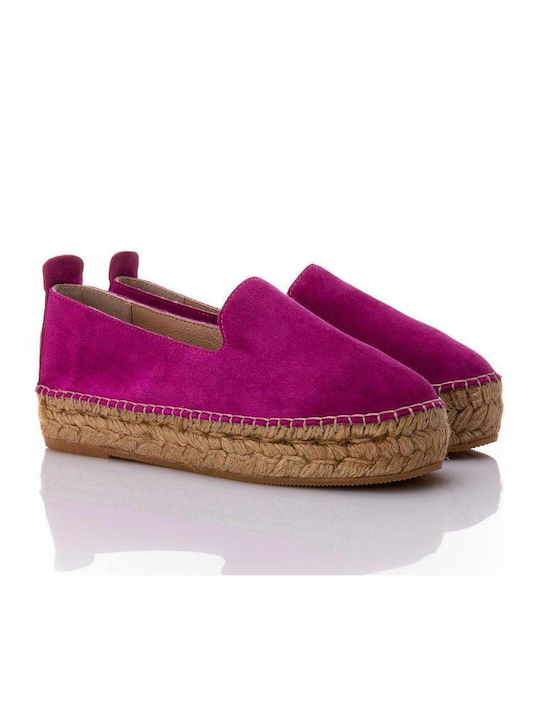 Sofia Manta Wildleder Damen Espadrilles in Fuch...