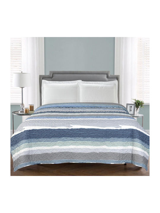 Quilted Bedspread 200x220 Cm Stripes