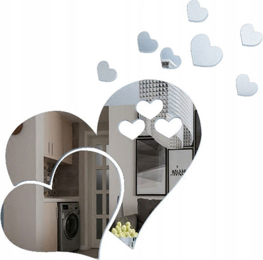 Set de 5 inimioare acrilice cu lustere complete 266