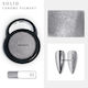 Solid Chrome Pigment Nageldesign-Zubehör in Silber Farbe